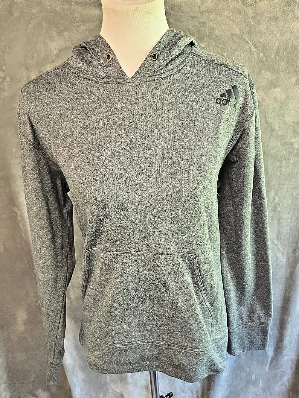 adidas Ultimate Hoodie Fleece Hoodie in Gray Size Small